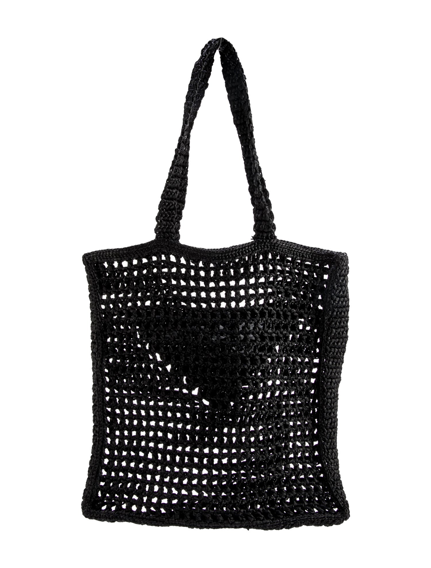 Prada Raffia Logo